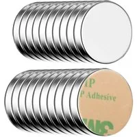 ECENCE Magnet Neodym Klebe-Magnete 20x selbstklebend Magnet rund (20-St)