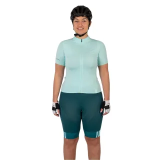 Endura - Trikot für Damen, Durchgehender Reißverschluss, Raglanärmel (Gletscher-Blau)