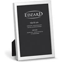 EDZARD Bilderrahmen Bergamo, versilbert und anlaufgeschützt, für 10x15 cm Foto
