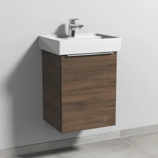 Sanipa 3way Waschtischunterbau zu Villeroy & Boch Collaro Waschtisch mit 1 Tür, Eiche-Arizona UM83180