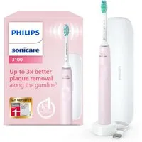 Philips Sonicare Elektrische Zahnbürste Series 3100 HX3673, Aufsteckbürsten: 1 St., mit Schalltechnologie, 4-Quadranten-Timer und 2-Minuten-Timer