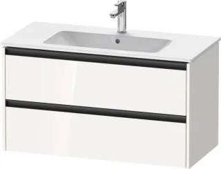 Duravit Ketho.2 Waschtischunterbau wandhängend Weiß Hochglanz 1010x480x550 mm - K25264022220000 K25264022220000