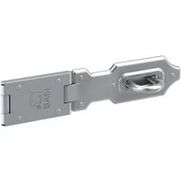 BASI Sicherheits-Stallriegel Sicherheitsüberfalle, Länge - 146 mm, (Packung), 1 Gelenk und gehärteter Öse, verzinkt und wetterfest, Länge: 140 mm