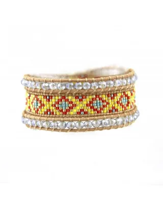 Edyna Ethnische Armbänder - Gelb