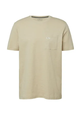 s.Oliver - T-Shirt beige - Gr. - M