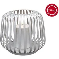 LC Home LED-Kerze Candela Lights Solar Laterne Cottage Metal mit LED Kerze Outdoor (1-tlg)