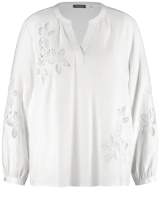 SAMOON - Bluse 1/1 Arm white - Gr. - 52