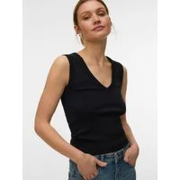 Vero Moda V-Shirt VMCHLOE SHORT DEEP V-NECK TOP JRS NOOS Baumwollmischung, regular fit