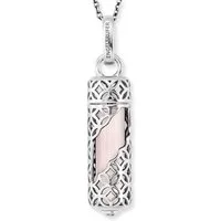 Engelsrufer Kette mit Anhänger POWERFUL STONE ROSENQUARZ (Set, 3-tlg., inkl. Schmuckstein), mit Rosenquarz