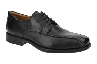 Geox Herren Businessschuhe U2257W Federico Schwarz atmungsaktiv & wasserdicht
