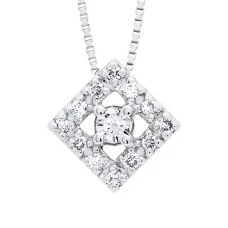 DIADEMA - Halskette mit Diamanten - Weißgold