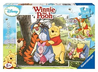 Ravensburger 09300 - Disney Winnie Pooh: Freunde für immer - 3 x 49 Teile Puzzle
