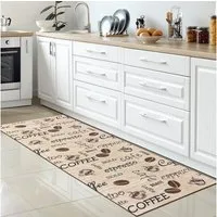 Carpetia Küchenläufer Küchenteppich Modern, rechteckig, Höhe: 5 mm, rutschhemmender Rücken, pflegeleicht, robust