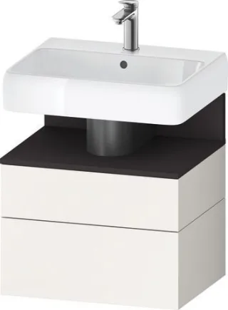 Duravit Qatego Waschtischunterbau wandhängend Weiß Supermatt 590x470x590 mm - QA4393080840010 QA4393080840010