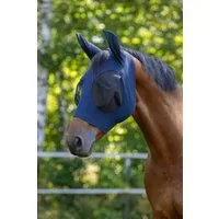 Kerbl Pferde-Fliegendecke Kerbl Fliegenschutzmaske FinoStretch blau, COB, 3229054