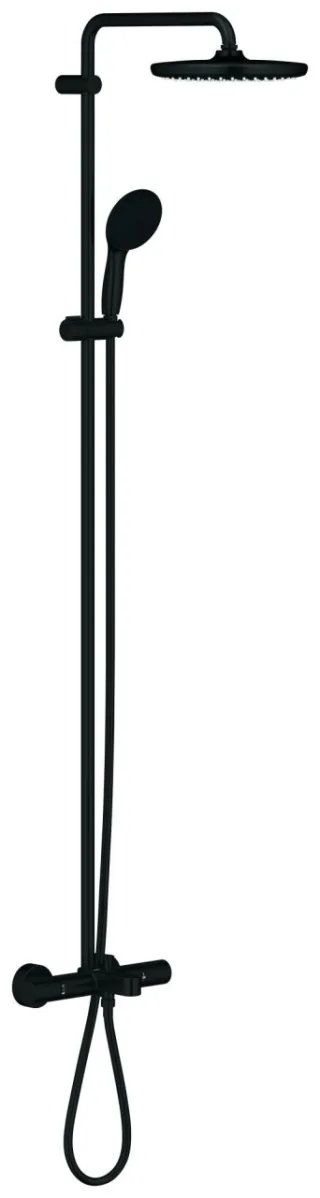 GROHE Duschsystem Tempesta 250 26672_1 Wannen-THM KB Tempesta 250 matt black, 266722431 266722431