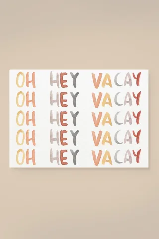 Leevje Postkarte "Oh hey vacay"