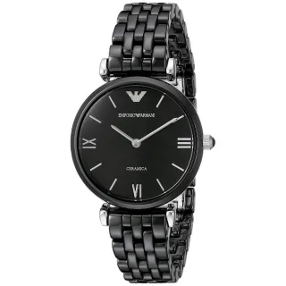 Emporio Armani AR1487 Schwarz Keramik Damenuhr