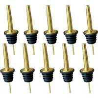 Layba Flaschenausgießer Flaschenausgießer Essig Öl Spirituosen Ausgießer für Flaschen, Set, 10-St., 10 Flaschen Ausgießer