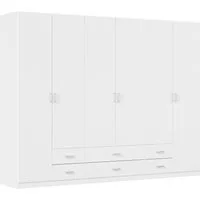 rauch Drehtürenschrank Kleiderschrank Garderobe GAMMA Breiten 91/136/181/226/271/315/360 cm (in 3 Ausstattungen BASIC/CLASSIC/PREMIUM (inkl. SOFT-CLOSE-Funktion) mit Schubladen, verschiedene Griff-Varianten TOPSELLER MADE IN GERMANY
