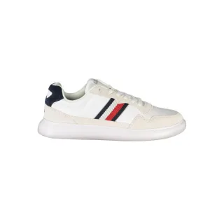 Tommy Hilfiger Weiße Leder Herren Sneaker