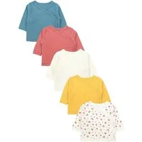 TupTam Wickelshirt TupTam Baby Mädchen Langarm Wickelshirt Baumwolle 5er Set