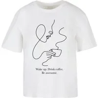 Miss Tee T-Shirt Miss Tee Drink Coffee Be Awesome Tee (1-tlg)