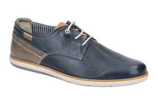 Pikolinos M4E-4104C1 JUCAR Herren Schn?r Halbschuhe blau Echtleder bequem