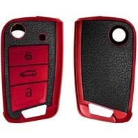 kwmobile Schlüsseltasche Autoschlüssel Hülle für VW Golf 7 MK7 (1-tlg), TPU Schutzhülle Schlüsselhülle Cover