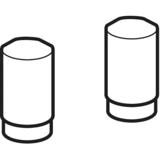 Geberit Gummi Dübel zu WC-Sitz Scharnieren 597113000