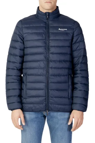 Aquascutum London Logo Marineblaue aktive Jacke