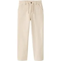 jonen Leinenhose Weite Twill-Hose Baumwoll-Leinen-Mix für Jungen Bundweite verstellbar