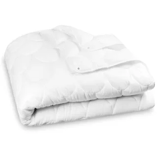 Zollner Bettdecke,, Weiß, Textil, 240x220 cm, Oeko-Tex® Standard 100, Schlaftextilien, Bettdecken, 4 Jahreszeiten Bettdecken