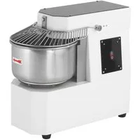 GastroHero Küchenmaschine Spiralteigknetmaschine ECO 20 Liter 230 V fester Kopf Edelstahl, 1100 W, 20 l Schüssel