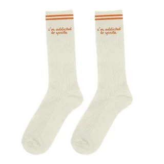 atelier pistache - Socken - Im Addicted to spritz beige - Gr. - 40