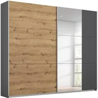 rauch Schwebetürenschrank Kleiderschrank Schrank Garderobe AURELIO (3 Ausstattungen BASIC/CLASSIC/PREMIUM (inkl. SOFT-CLOSE-FUNKTION) zeitloses Design, viele Farben, Breiten 175/218/261 cm MADE IN GERMANY
