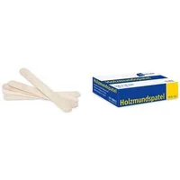 MediTrade Mundpflegecenter Meditrade - Holzmundspatel - splitterfreier Spatel, unsteril - 100stk.