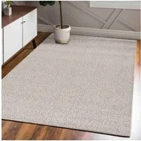 Mazovia Designteppich Modern Weich Minimalist Teppich für Wohnzimmer - Neutralfarben Teppich, 120 x 170 cm, Fußbodenheizung