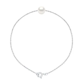 Armband echte Süßwasser-Zuchtperle rund 7-8 mm