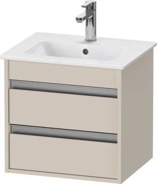 Duravit Ketho Waschtischunterbau wandhängend Taupe Matt 500x412x480 mm - KT644409191 KT644409191