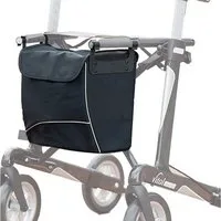 RUSSKA Rollstuhltasche Russka Tasche mit Magnetverschluss schwarz für Rollator