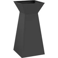 vidaXL Blumentopf Säulen Pflanzer Schwarz 35 x 35 x 73 cm (1 St)