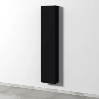 Sanipa 3way Hochschrank mit 1 Tür, Schwarz-Matt SF16208