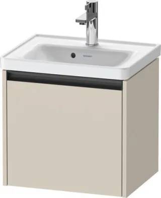 Duravit Ketho.2 Waschtischunterbau wandhängend Taupe Supermatt 484x375x440 mm - K25080083830000 K25080083830000
