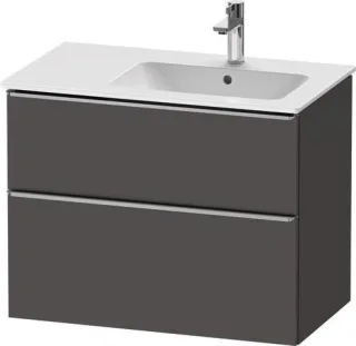 Duravit D-Neo Waschtischunterbau wandhängend Graphit Matt 810x462x625 mm - DE4367070490000 DE4367070490000