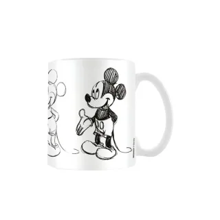 Disney - Kaffeebecher "Sketch Process" (Weiß/Schwarz)