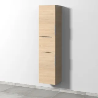 Sanipa 3way Hochschrank mit 2 Türen und 1 Auszug, Eiche-Nordic UM10448