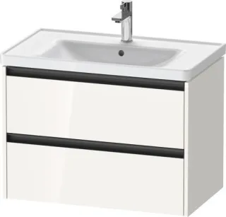 Duravit Ketho.2 Waschtischunterbau wandhängend Weiß Hochglanz 784x455x549 mm - K25283022220000 K25283022220000