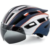 AIMAX Kinderfahrradhelm Fahrradhelm Herren Damen Fahrradhelm mit Visie Fahrradhelme (mit Licht für Erwachsene Radhelm), Einstellbarer Atmungsaktiv Sicherheitsschutz MTB Helm