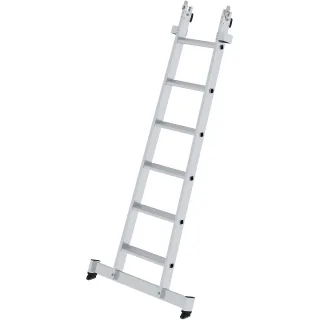Munk Stufen-Glasreinigerleiter Unterteil mit nivello®-Traverse - 012021